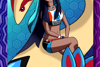draw an artwork for your customized pokemon card tcg