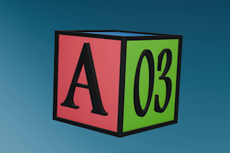 create your logo in 3d for product mockups, animations