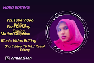 professionally edit all types of videos