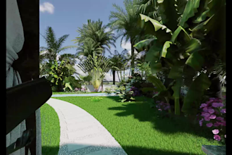 provide a landscape design done by a landscape architect