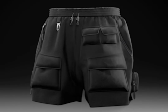 model your bags or clothing in 3d