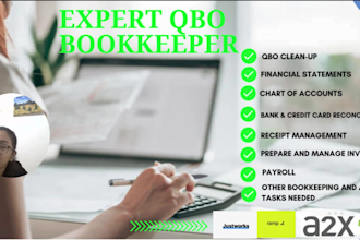 do bookkeeping, payroll using qbo