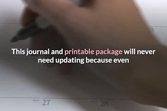 send you KDP success journal with cover ready to upload