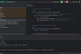 do auto advanced web data scrapper in python undetectable