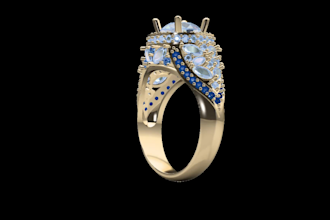 design realistic 3d jewelery models for brands and jewelers