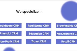 develop and design fully custom CRM for your business