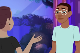 2d cartoon animation, youtube intro, 2d music video animation, podcast intro