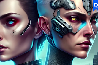 create digital artwork or characters with midjourney ai