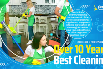 make cleaning services promo video
