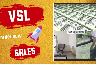 produce vsl video sales letter or sales video that sells