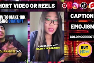 tiktok, instagram reels youtube shorts alex hormozi captions