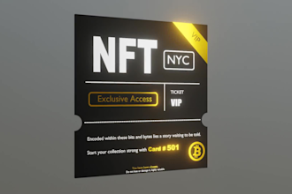 create 3d 1k, 5k, 10k unique nft cards collection
