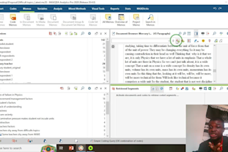 provide expert training in nvivo and maxqda for qualitative data analysis