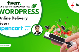 create an opencart ecommerce store website for you