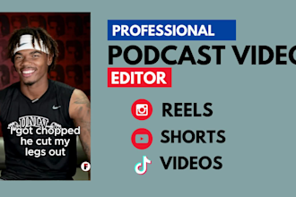 create a engaging podcast ugc for reels, short and tiktok