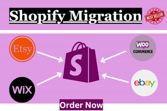 create shopify migration etsy ebay ecwid wix migrate to shopify clone website