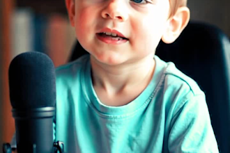 create viral talking baby podcast with ai voice and cute reactions