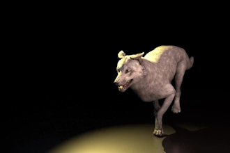 create 3d animal model 3d creature 3d animal animation 3d fur in blender or maya
