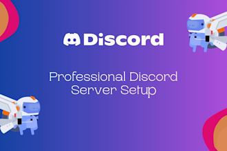 create a professional discord server