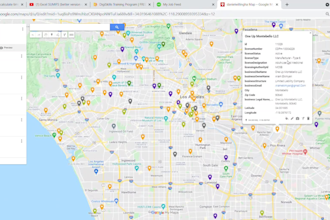 add locations on google map