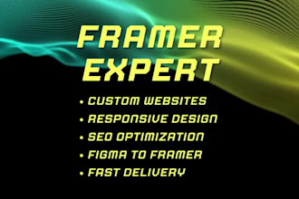 build stunning responsive framer websites and landing pages with figma to framer