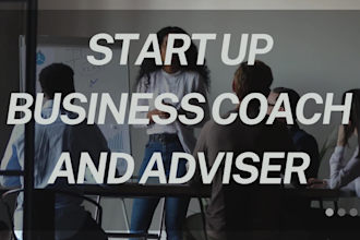be your startup business coach, mentor and adviser