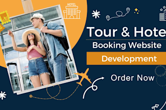 do custom hotel, resort, and travel website with fast booking functionality