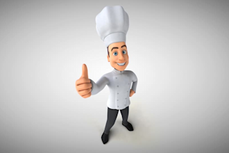 do 3d modeling character for you