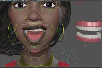 advance ue5 face rig,rig 3d animal with ikfk rig,rig avatar for obs,blendshapes