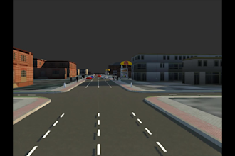 creat 3d landscape, modelling of roads, buildings of city