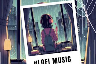 create custom chill lofi hip hop background music