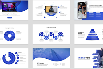 create or redesign your powerpoint, canva, google slides presentation pitch deck