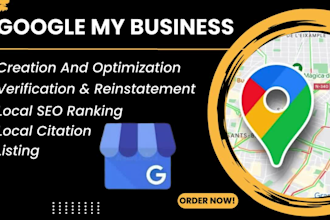 set up google my business profile listing and create gmb ranking gbp SEO