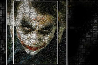 create a mosaic of your photo out of album covers