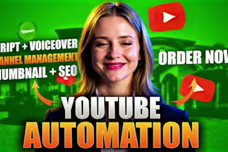youtube automation cash cow videos with script voiceover and editing
