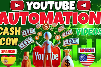 create and automate a youtube cash cow channel with viral faceless videos