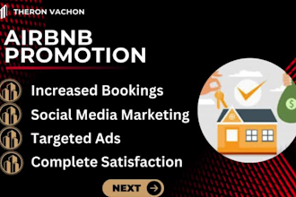 airbnb promotion, airbnb marketing, airbnb listing, vrbo promotion for bookings