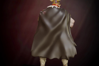 do 3d character model for 3d printing