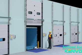 do 3d industrial animation, 3d factory warehouse industrial equipment 3d model