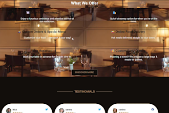 build a stunning wordpress website for your restaurant, cafe, or food bus