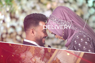 do cinematic wedding video editing
