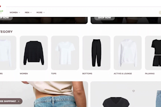 design shopify website modern clothing store fashion shopify dropshipping store