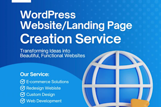 build a wordpress website in 24 hours fast delivery