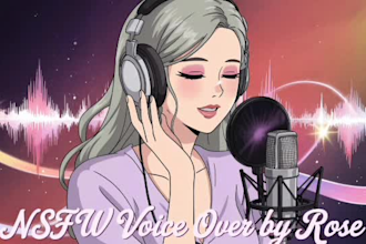 record a realistic and seductive nsfw female voice over for your scripts