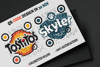 design custom professional qr code with logo in 2 hrs