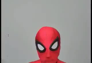 help with any personalised greetings and messages as spiderman
