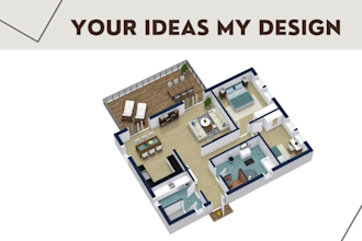 design 3d model with roomsketcher
