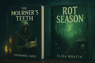 create sinister horror sci fi fantasy book cover design ebook cover design