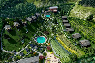 design 2d 3d master plan, site plan as landscape architect