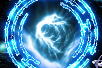 sci fi style logo animation